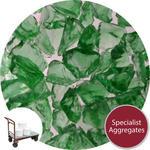 Enviro-Glass Gravel - Emerald Green Crystal - Click & Collect